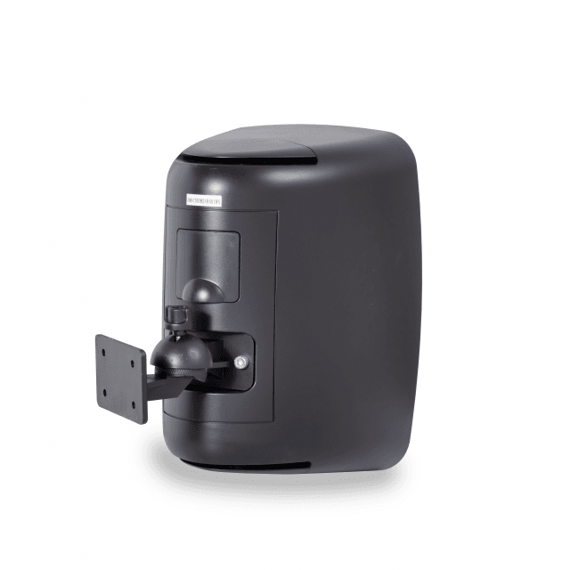 6.5" Waterproof 2-way Passive Wall-Mount Speaker Pair, Black