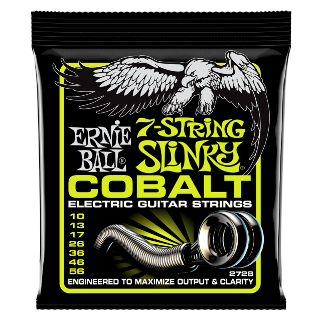 Extra Slinky Cobalt 7-string Electric Guitar Strings