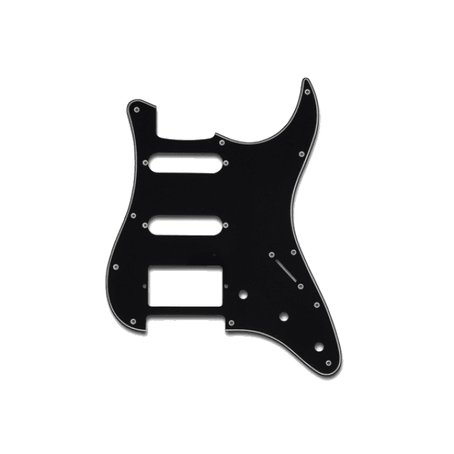 Pickguard for Stratocaster Guitar, 3 Layers, Black, Humbucker