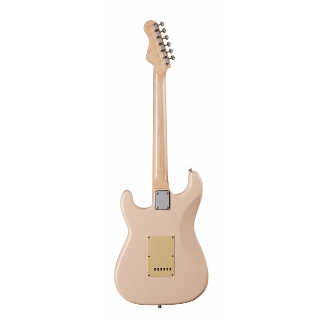 Chitarra elettrica double cutaway con 3 single coil e meccaniche vintage (equipaggiata Wilkinson, tastiera eco-rosewood)