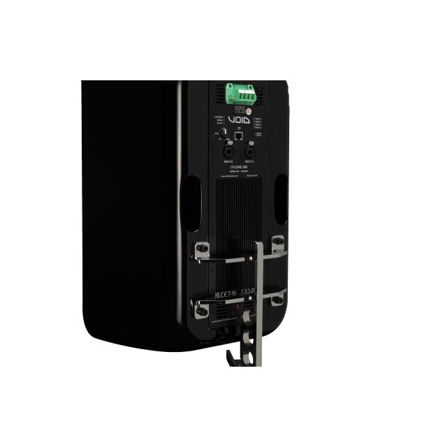 Subwoofer attivo reflex con doppio woofer da 8” e modulo amplificatore, 600 W, DSP a 24-bit, IP-rated (colore Nero)
