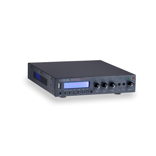 Single-Zone 60W Class-D Compact Mixer Amplifiers with DAB+, FM, USB, BT Player