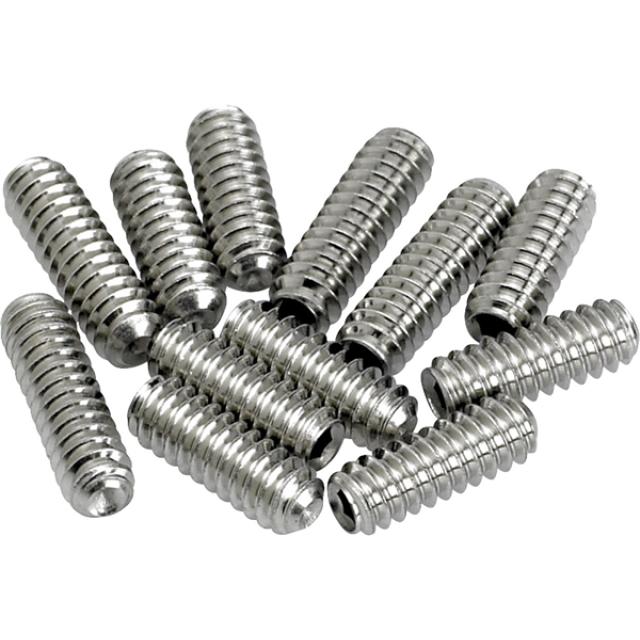 Viti di regolazione altezza sellette ponte American Vintage Stratocaster® / Telecaster® 12-pack (Nichel)