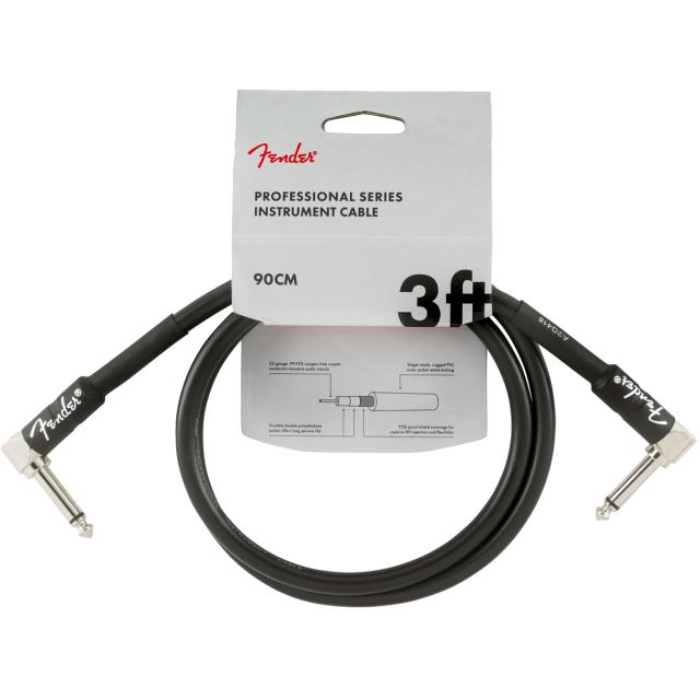 Cavo per strumenti serie Professional Angle/Angle 3' Black