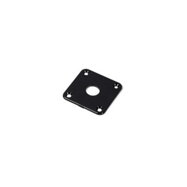 ABS Jack Plate suitable for Les Paul (Black)