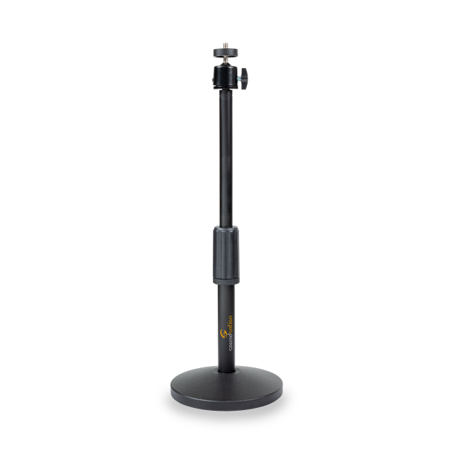 Supporto webcast da tavolo per smartophone e microfono