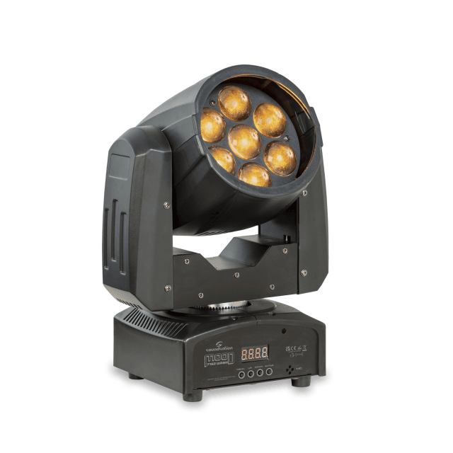 SOUNDSATION  LED WASH MOVING HEAD WITH ZOOM  MOOD 715Z WASH 7 X 15 W