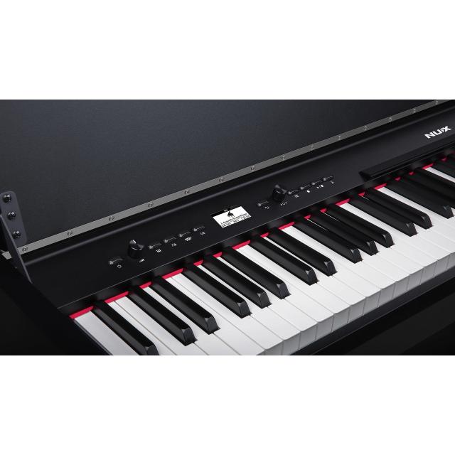 Piano digitale con cabinet tastiera pesata a triplo sensore - nero
