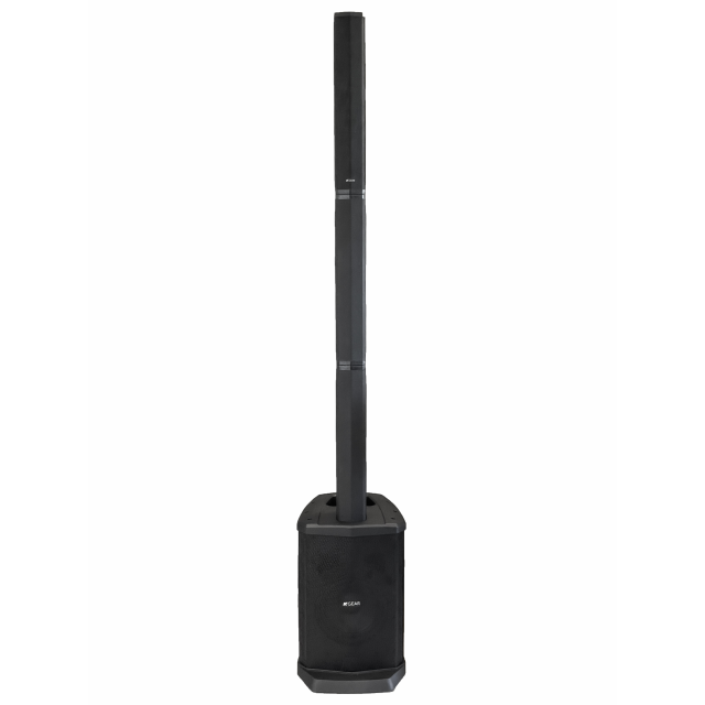 Battery Powered Column PA System bluetooth Black finishing