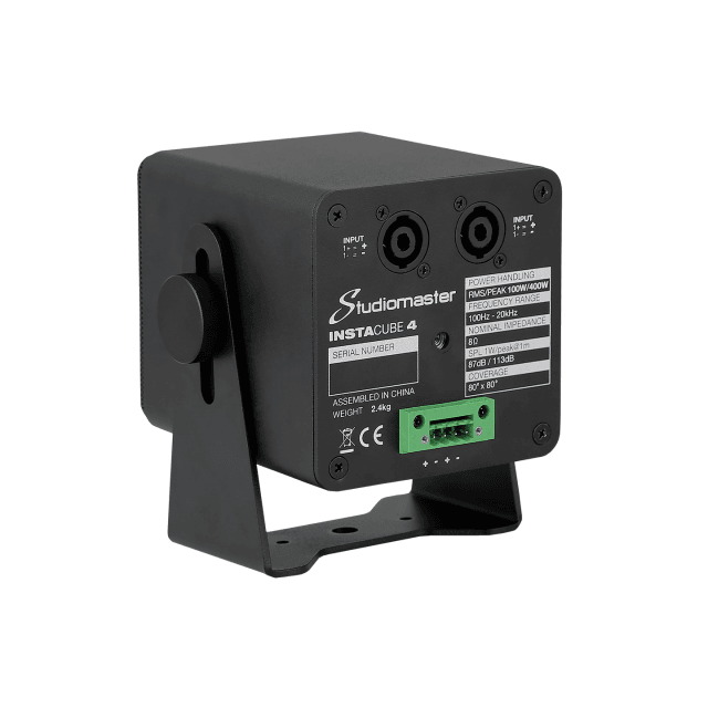 4” 2-Way Passive Coaxial Miniature Speaker (16ohm, Black)