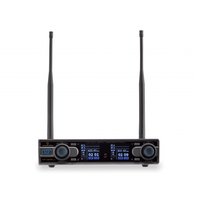 UHF Dual Digital Wireless Microphone System - A2 Band (606-613.5MHz)