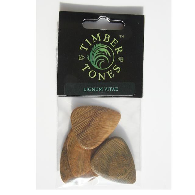 Lignum Vitae 4 Plectrums Pack