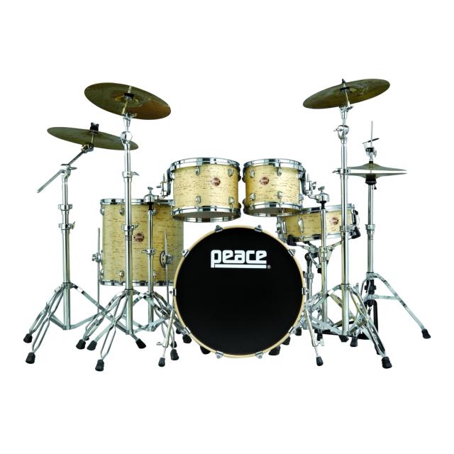 Genuine lacquered finish North American Maple 5 pcs Drum set