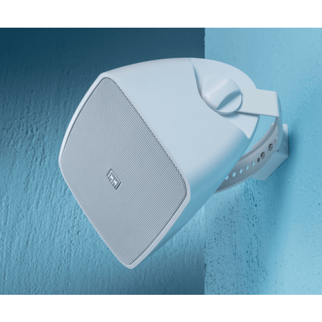 5.25" Waterproof 2-way Passive Wall-Mount Speaker Pair, White