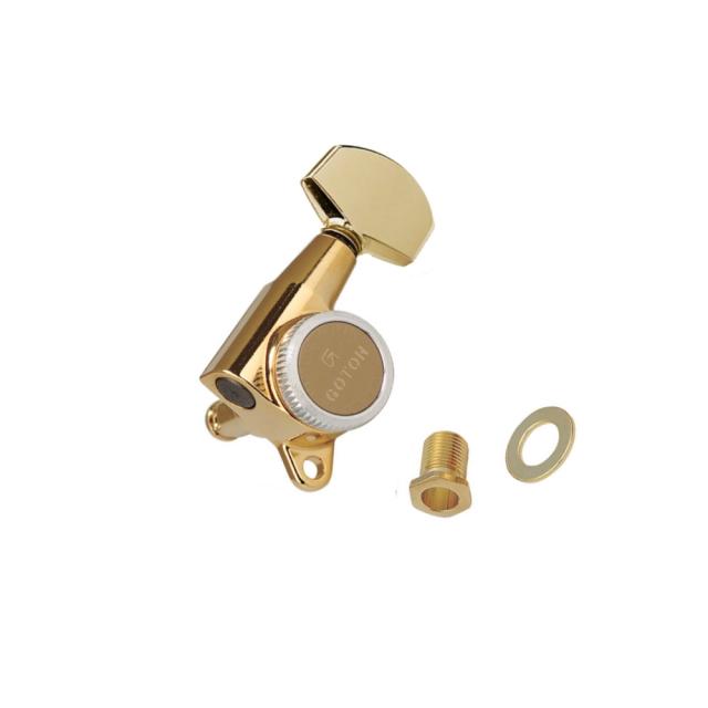 Electric Guitar Machine Heads, L6, Magnum Lock T Series, Gold