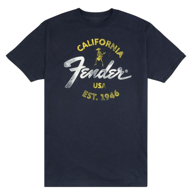 Fender® Baja Blue T-Shirt, Blue, L