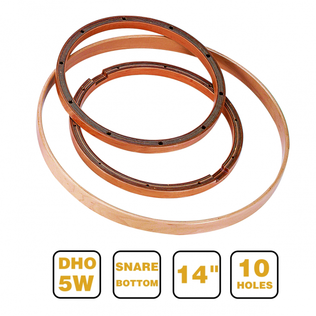 14" snare drum maple side hoop