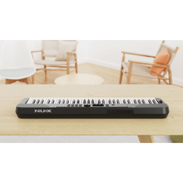 Portable keyboard 61 keys touch response with battery