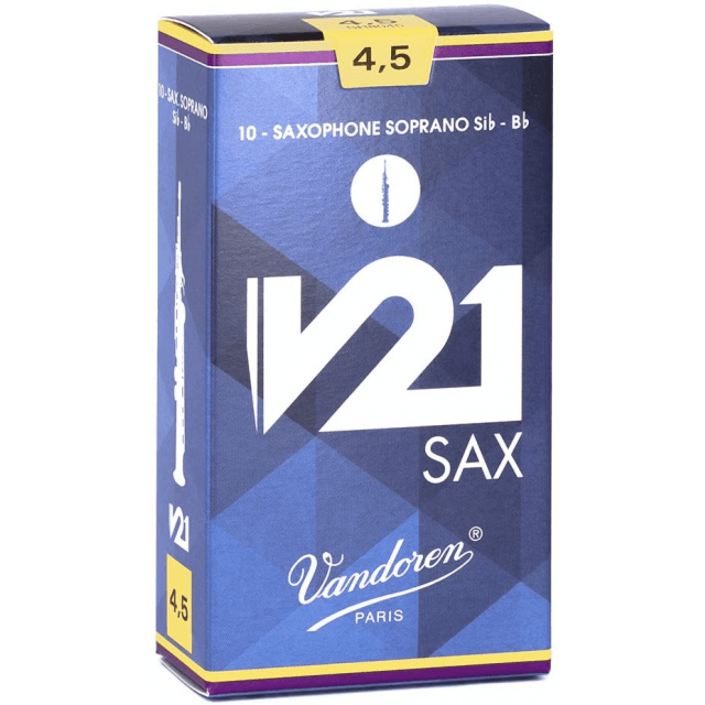 4,5 Soprano Saxophone Reeds V21 Pack 10pcs