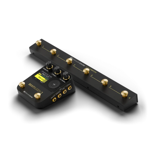 Advanced footswitch control for BeatBuddy 2 and Aeros
