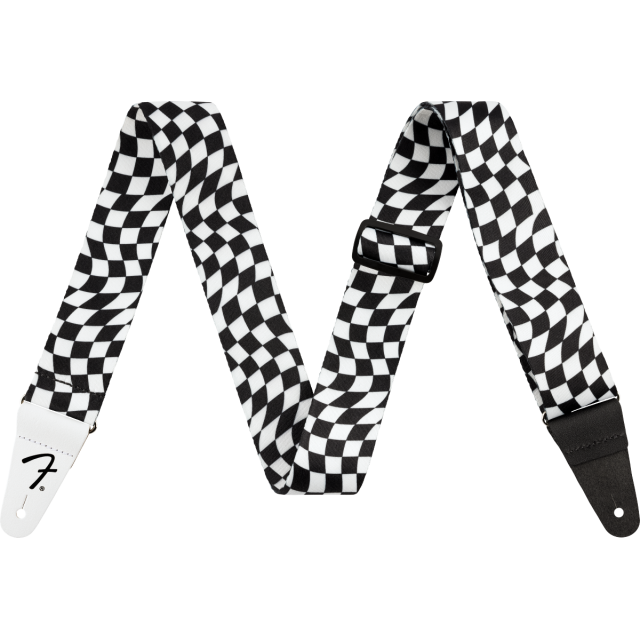 Tracolla  Wavy Checkerboard Polyester, Black/White
