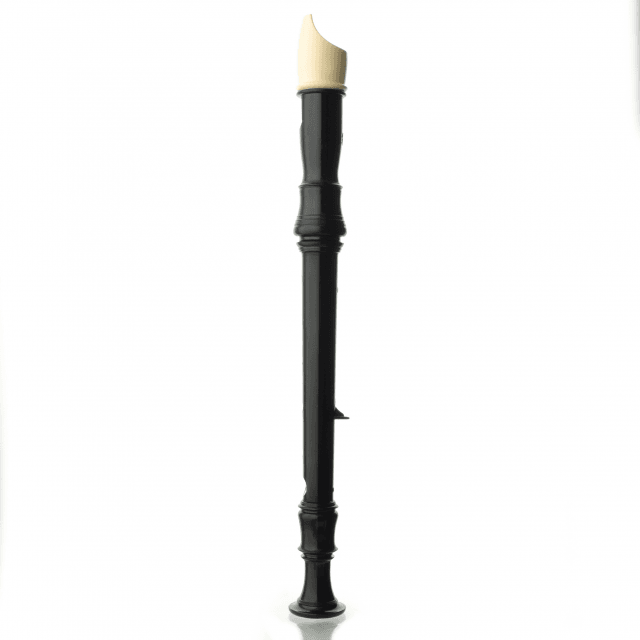 Flauto soprano con corpo in 3 parti, diteggiatura tedesca e poggia dito