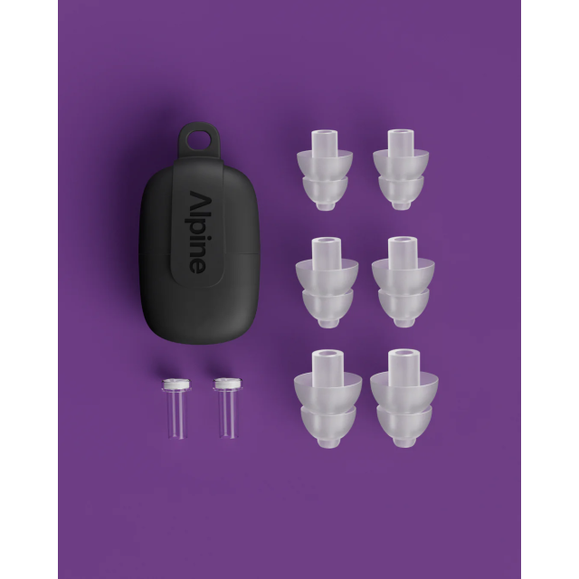 Tappi per le orecchie ad altà fedeltà per festival, concerti e club - trasparenti