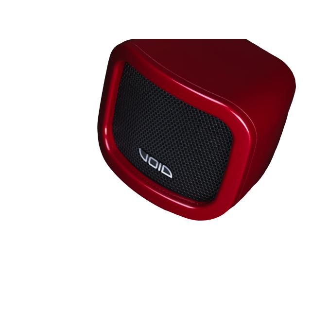 Ultra-compact 2-way passive speaker with 4" coaxial transducer for indoor/outdoor installations, 16 Ω, 30 W AES (red)