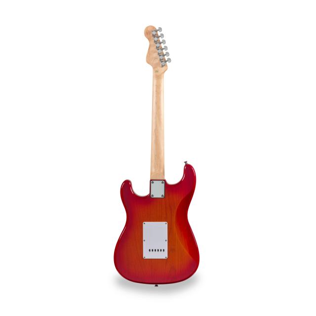 Double cutaway electric guitar with 2 single coils + splittable humbucker and self-locking tuners (Wilkinson equipped)