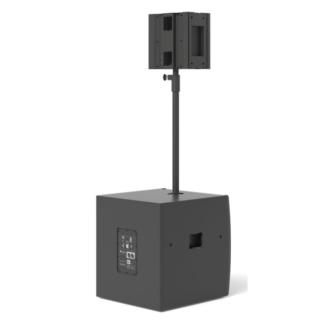 Sistema attivo con subwoofer da 18" e modulo array coassiale da 12" con amplificazione Powersoft™ e tecnologie K-array™ PAT® / SAT® (colore Nero)