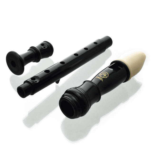 Soprano recorder in 3 parts, english fingering and thumb rest