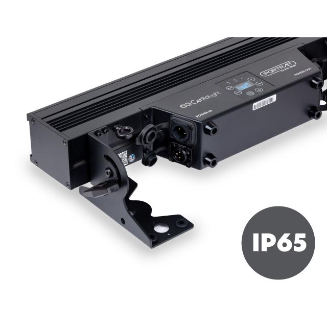 Set 6 barre led a batteria con flight case