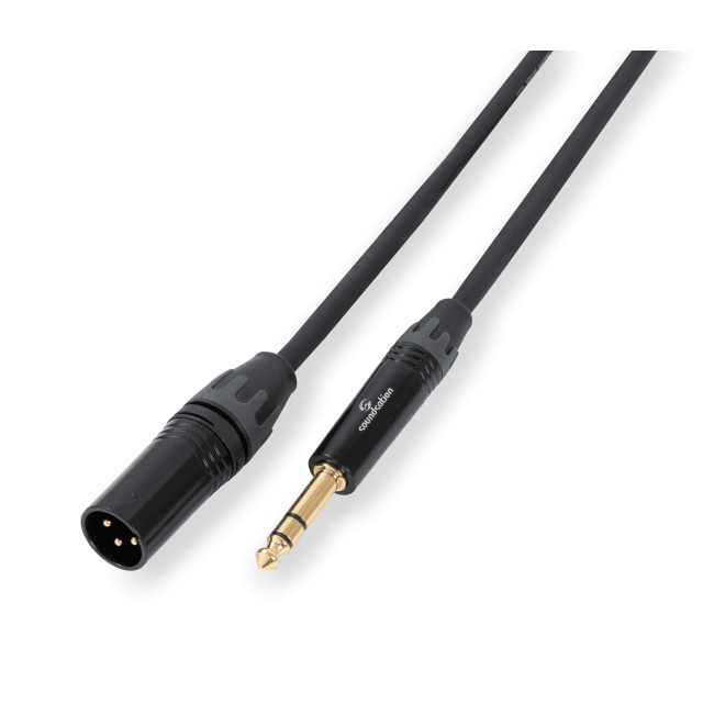 Wiremaster balanced patch cable XLR(M)-6.3mm Jack STEREO / 5mt