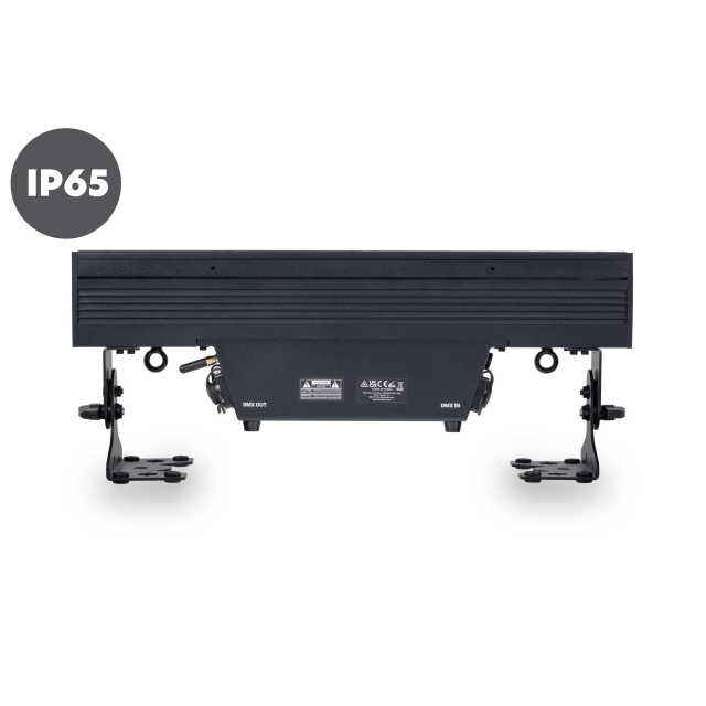 Set of 6 led bar battery powered with flight case