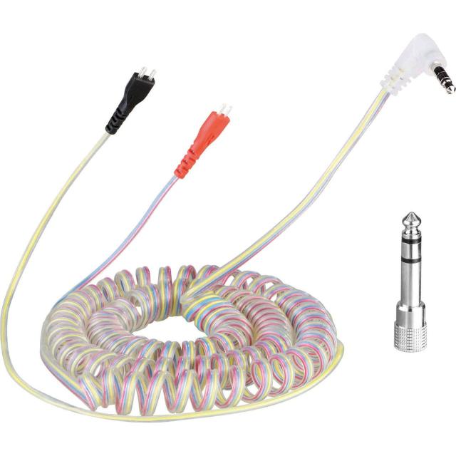 Cavo a spirale per Sennheiser HD 25 - 3.5m - transparent