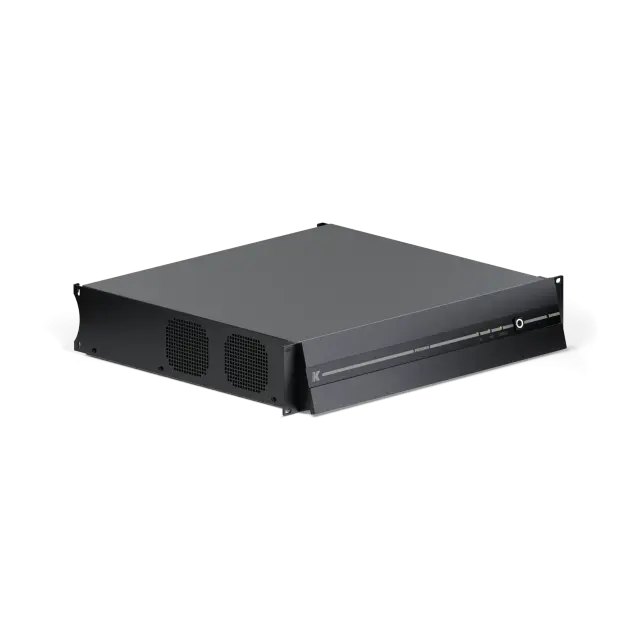 2U Rack Expandable Amplified Matrix, 8x8 Dante CH with IEB Pro, 4x750W @ 4 Ohm