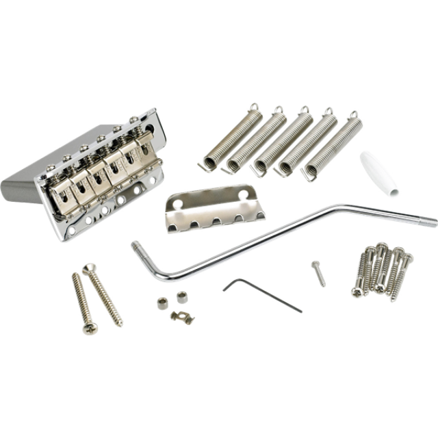Assemblaggio tremolo Stratocaster® serie American Vintage a 6 selle, per mancini (Cromo)