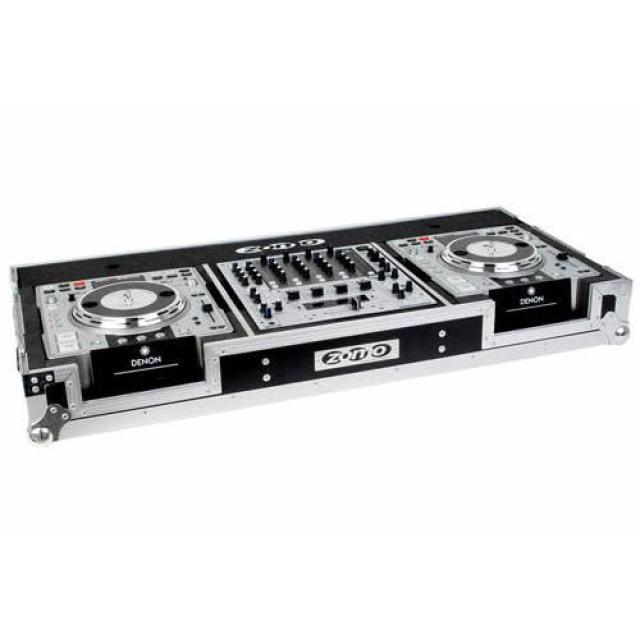 DN-3500/12 - Flightcase 2x DN-S3500 + 1x 12" Mixer - black