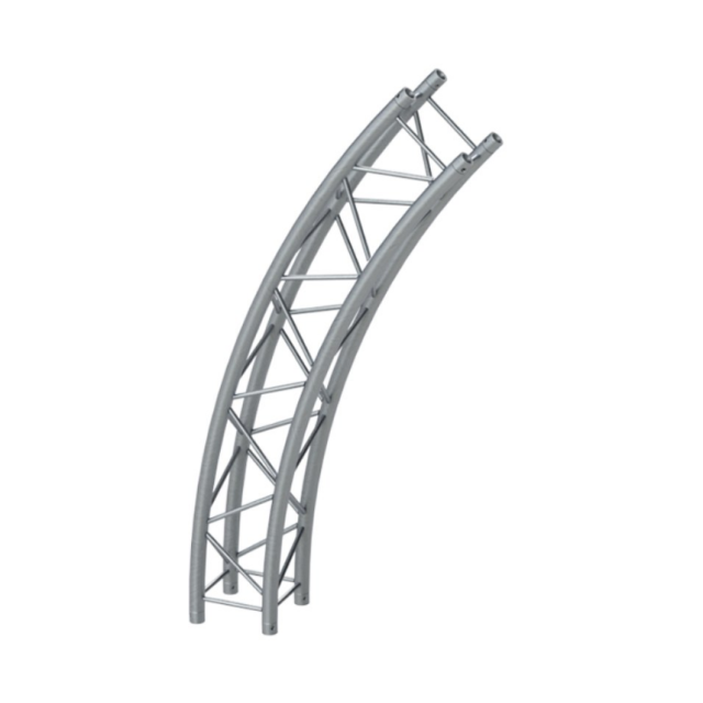 Sezione di Truss Circolare da 10 Metri di Diametro (totali) in Formato Quadrato da 29 cm per Lato (ECC29P10)