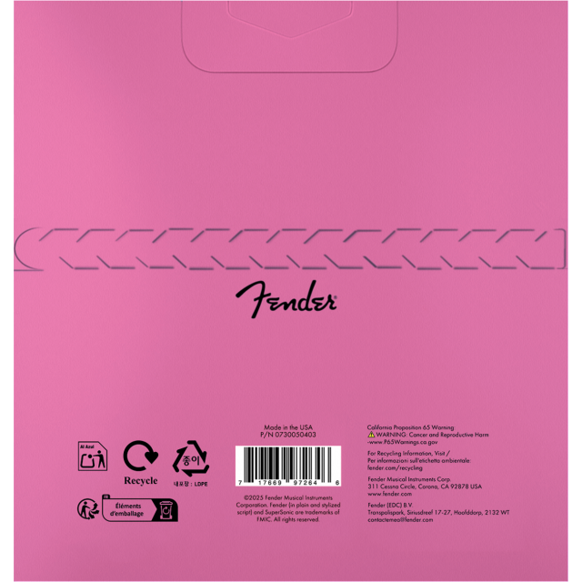 Muta Fender SuperSonic™ 50H Guitar Strings, Flatwound Stainless Steel, Ball End, .012-.052, 0730050403