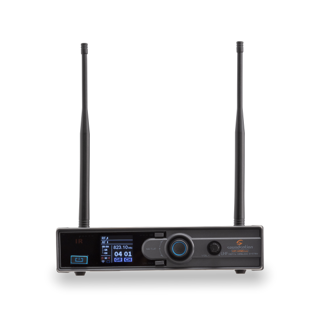 90-channel UHF Digital Wireless System with Bodypack and Headset Microphone A1 (521.4 - 549.6MHz)