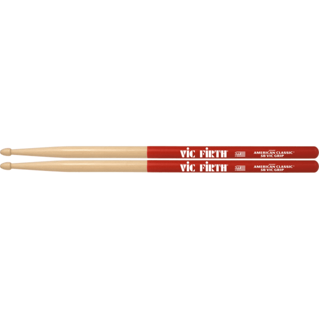 Wood Tip American Classic® Vic Grip Hickory Drumsticks