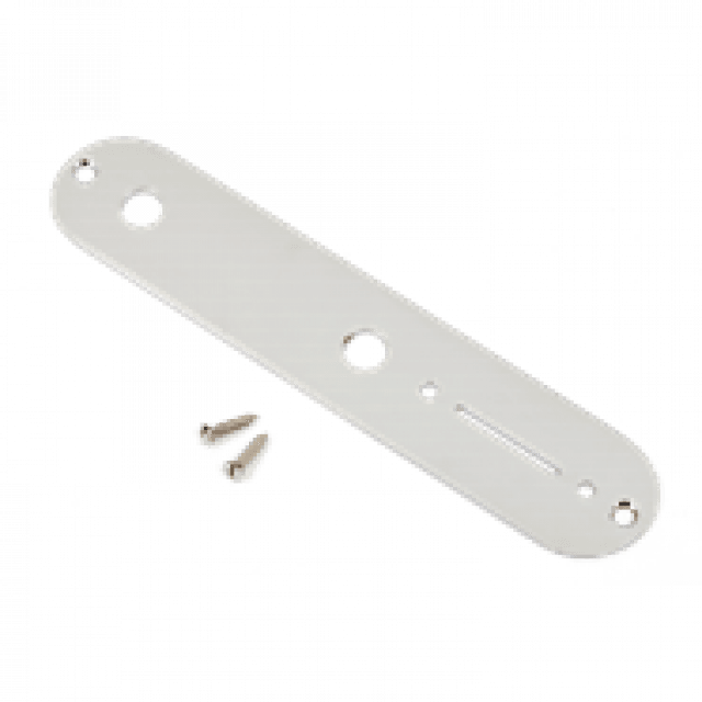 Vintage Telecaster® Control Plate, 2-Hole (Chrome)