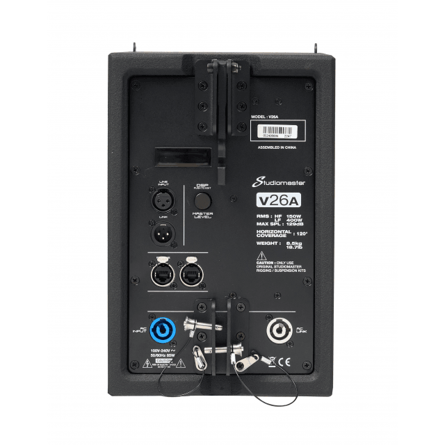 Compact Coaxial Active Array with 2x 6.5” MF and 8x 1” HF Drivers