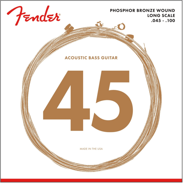 8060 Acoustic Bass Strings Set Phosphor Bronze Long Scale .45-.100 Gauges