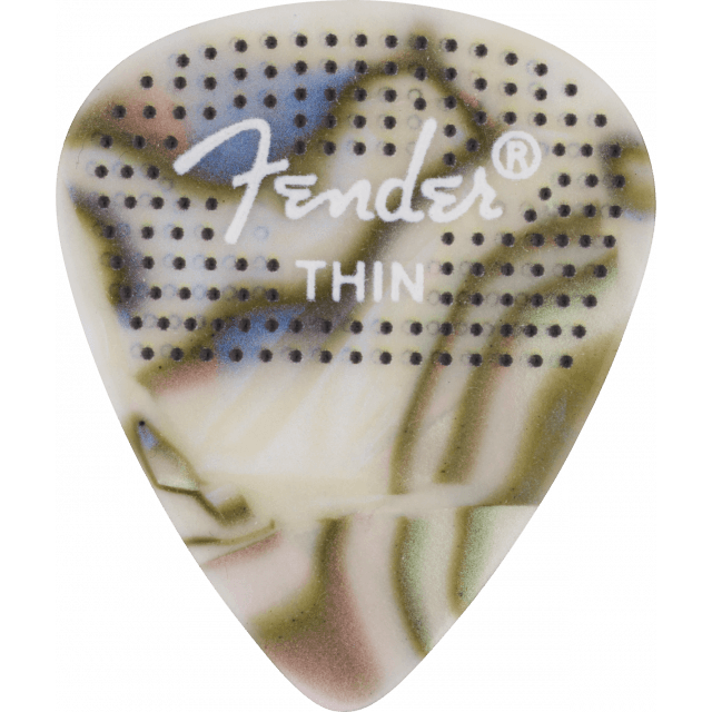 351 Dotted Celluloid Picks, 12-Pack, Thin