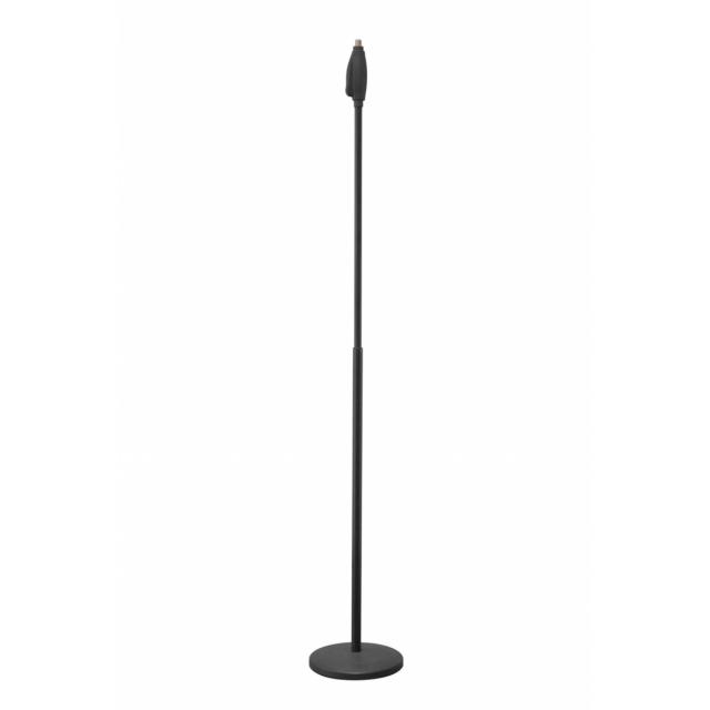 Mic stand featuring ONE HAND system and cast-iron base