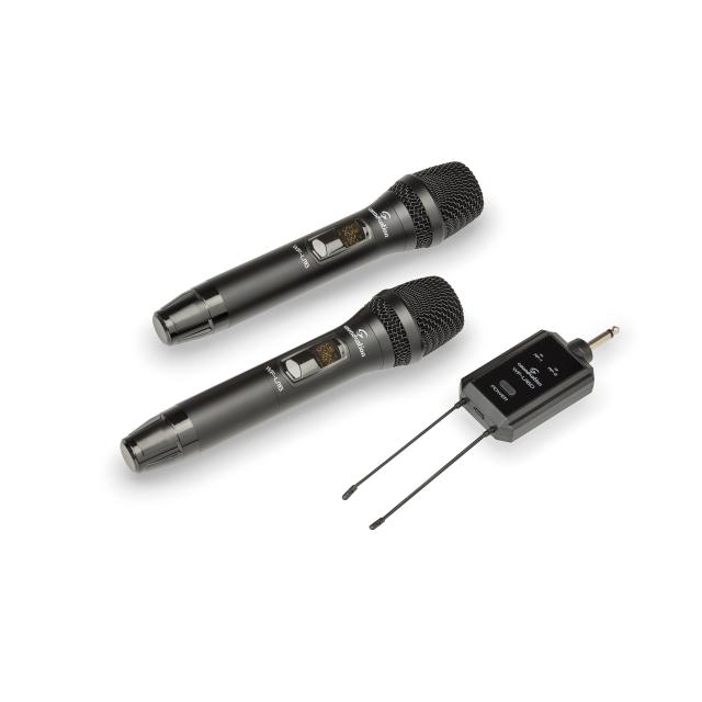 2x16-Channel Dual UHF Compact Wireless System - 521.4-549.6MHz