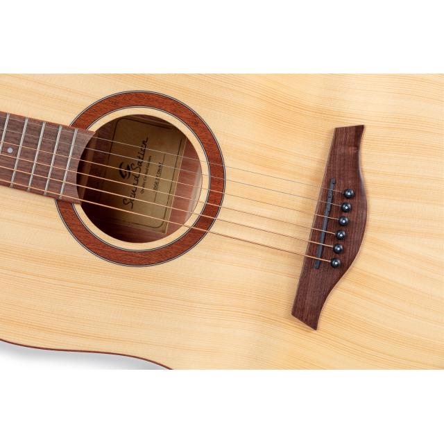 Chitarra acustica dreadnought con armrest in mogano
