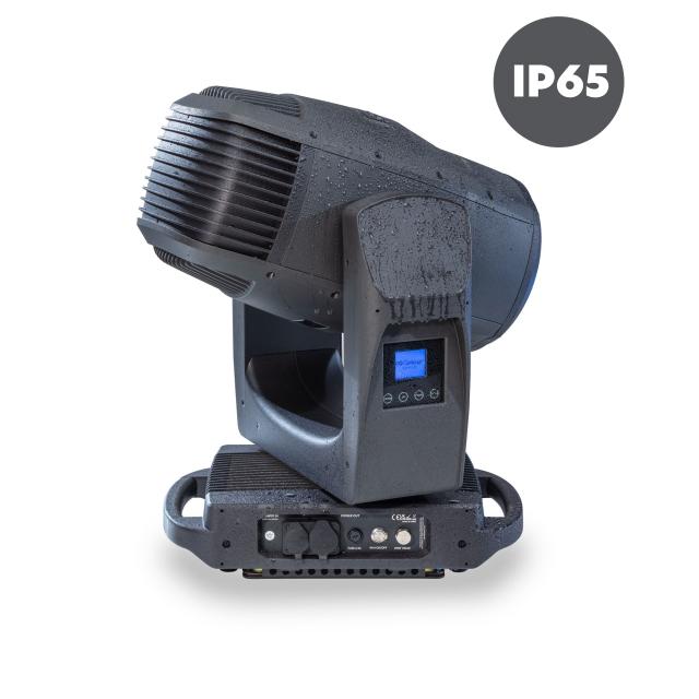 Set da 2 teste mobili Beam&wash IP66 con flight case